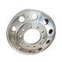 98U632DB by ALCOA - Aluminum Wheel - 24.5" x 8.25" Wheel Size, Hub Pilot, Mirror Polish Inside Only with Dura-Bright