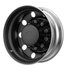 ALU ULT39BLK by ALCOA - Aluminum Wheel - 22.5" x 8.25" Wheel Size, Hub Pilot, Dura-Black
