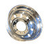 ULT392 by ALCOA - Aluminum Wheel - 22.5" x 8.25" Wheel Size, Hub Pilot, Mirror Polish Inside Only