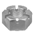 BWP-NSI M-1963 Nut AxlNut 6pt 1 3/4"-12Thd Outer
