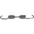 BWP-NSI M-3356 Air Brake Spring Brake Chamber Service Kit BrkRetSpring