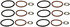 904-8061 by DAYTON PARTS - Diesel Fuel Injector Seal Kit - 12 O-Rings, for International DT466 Engine