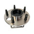 04369 by DEMCO - Wheel Hub - 5 on 4-1/2 in. bolt-pattern, Sealed Hubs, For Tow Dolly