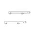 5999 by DEMCO - Fifth Wheel Trailer Hitch Rail - For Premier and UL Series Hitches