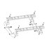 8552010 by DEMCO - Fifth Wheel Trailer Hitch Bracket - For Premier Series High Jacker, Frame Brackets, Bolt-On