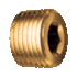 BWP-NSI M-4318 BrsFtg MPT Hex Plug