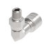 08Z-M08 by WEATHERHEAD - Eaton Weatherhead Z Series Crimp Hose Fittings Male Pipe Swivel 90 Elbow