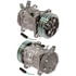 Global Parts Distributors 7513042 A/C Compressor gpd Compressor New 7513042