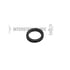 Interstate-McBee A-8929340 Engine Oil Filter Bypass Adapter Seal Engine Oil Filter Bypass Adapter Seal