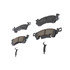 17D52CHF1 by ACDELCO - Disc Brake Pad - Bonded, Ceramic, Revised F1 Part Design, with Hardware