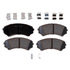 17D867CH by ACDELCO - Disc Brake Pad Set - Front, Bonded, Ceramic, Original Part Design