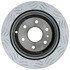 18A2543SD by ACDELCO - Disc Brake Rotor - 6 Lug Holes, Cast Iron, Non-Coated, Slotted, Vented, Rear