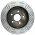 18A2363SD by ACDELCO - Disc Brake Rotor - 5 Lug Holes, Cast Iron Slotted, Solid, Turned, Rear