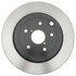 18A2750 by ACDELCO - Disc Brake Rotor - 5 Lug Holes, Cast Iron, Plain Turned, Vented, Rear