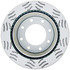 18A2797SD by ACDELCO - Disc Brake Rotor - 8 Lug Holes, Cast Iron Slotted, Vented, Rear