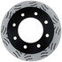 18A2797SD by ACDELCO - Disc Brake Rotor - 8 Lug Holes, Cast Iron Slotted, Vented, Rear