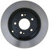 18A2782 by ACDELCO - Disc Brake Rotor - 5 Lug Holes, Cast Iron, Plain, Solid, Turned Ground, Rear