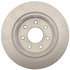 18A2918SD by ACDELCO - Disc Brake Rotor - 7 Lug Holes, Cast Iron Slotted, Vented, Rear