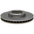 18A606A by ACDELCO - Disc Brake Rotor - 6 Lug Holes, Cast Iron, Non-Coated, Plain, Vented, Front