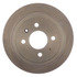 18A81052A by ACDELCO - Disc Brake Rotor - 8 Lug Holes, Cast Iron, Non-Coated, Plain Solid, Rear