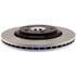 ACDelco 18A81053SD Disc Brake Rotor Disc Brake Rotor - 5 Lug Holes, Cast Iron Slotted, Vented, Front