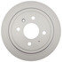 18A81052AC by ACDELCO - Disc Brake Rotor - Rear, Coated, Plain, Conventional, Cast Iron