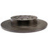 18A81999A by ACDELCO - Disc Brake Rotor - 5 Lug Holes, Cast Iron, Non-Coated, Plain Solid, Rear