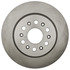 18A82060A by ACDELCO - Disc Brake Rotor - 6 Lug Holes, Cast Iron, Non-Coated, Plain, Vented, Rear