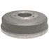 18B213 by ACDELCO - Brake Drum - Rear, Turned, Cast Iron, Regular, Plain Cooling Fins