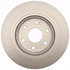 18A82458 by ACDELCO - Disc Brake Rotor - Front, Full Cast, Conventional, Coated, Cast Iron