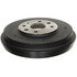 18B387 by ACDELCO - Brake Drum - Rear, Turned, Cast Iron, Regular, Plain Cooling Fins