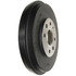 18B387 by ACDELCO - Brake Drum - Rear, Turned, Cast Iron, Regular, Plain Cooling Fins