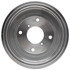 18B280 by ACDELCO - Brake Drum - Rear, Turned, Cast Iron, Regular, Plain Cooling Fins