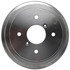18B280 by ACDELCO - Brake Drum - Rear, Turned, Cast Iron, Regular, Plain Cooling Fins