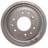 18B471 by ACDELCO - Brake Drum - Rear, 6 Bolt Holes, Cast Iron, Finned Cooling Fins