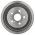 18B444 by ACDELCO - Brake Drum - Rear, Turned, Cast Iron, Regular, Plain Cooling Fins