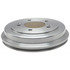 18B578 by ACDELCO - Brake Drum - Rear, Turned, Cast Iron, Regular, Plain Cooling Fins