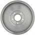 18B593 by ACDELCO - Brake Drum - Rear, Turned, Cast Iron, Regular, Plain Cooling Fins