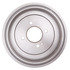 18B7835 by ACDELCO - Brake Drum - Rear, 4 Bolt Holes, Steel, without Outer Cooling Fins