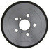 18B596 by ACDELCO - Brake Drum - Rear, Turned, Cast Iron, Regular, Plain Cooling Fins