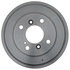 18B602 by ACDELCO - Brake Drum - Rear, 4 Bolt Holes, 4.25" Bolt Circle, 9.618" O.D. Steel