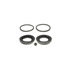 18H1154 by ACDELCO - Disc Brake Caliper Seal Kit - Rubber, Square O-Ring, Black Seal