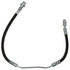 18J4656 by ACDELCO - Brake Hydraulic Hose - 18.6", Black, Silver, Corrosion Resistant Steel