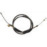 18P1233 by ACDELCO - Parking Brake Cable - Rear, 63.00", Fixed Wire Stop End, Steel