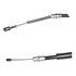 18P1544 by ACDELCO - Parking Brake Cable - Rear, 25.10", Fixed Wire Stop End 1, Eyelet End 2, Steel