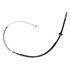 18P1560 by ACDELCO - Parking Brake Cable - Front, 42.80", Fixed Wire Stop End, Steel