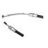 18P1604 by ACDELCO - Parking Brake Cable - Rear, 33.80", Fixed Wire Stop End, Steel