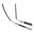 18P1555 by ACDELCO - Parking Brake Cable - Rear, 114.40", Threaded End 1, Fixed Wire Stop End 2