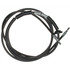 18P1700 by ACDELCO - Parking Brake Cable - Front, 120.90", Fixed Wire Stop End, Steel