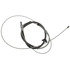 18P2039 by ACDELCO - Parking Brake Cable - Front, 84.50", Fixed Wire Stop End, Steel